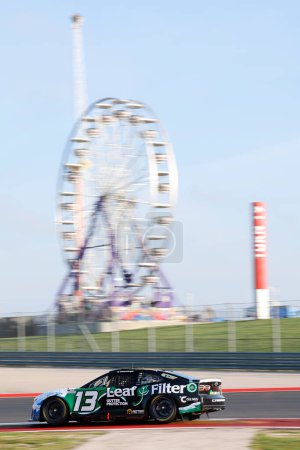 Foto de AJ Allmendinger practica para el Gran Premio Automotriz EchoPark en Austin, TX, USA - Imagen libre de derechos