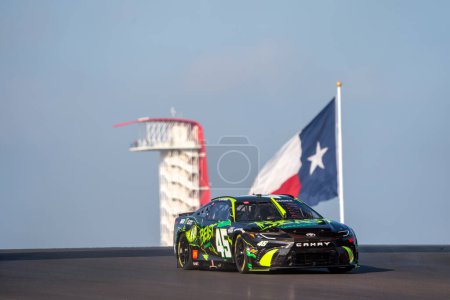 Photo for Rajah Caruth takes to the track to practice for the XPEL 225 in Austin, TX, USA - Royalty Free Image