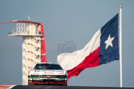 Photo for Brad Keselowski takes to the track to practice for the EchoPark Automotive Grand Prix in Austin, TX, USA - Royalty Free Image