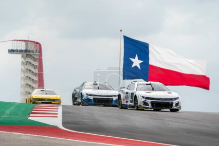 Photo for Chase Elliott races for position for the EchoPark Automotive Grand Prix in Austin, TX, USA - Royalty Free Image