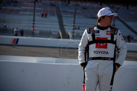 Photo for NASCAR Xfinity Series driver, Sheldon Creed gets ready to qualify for the ToyotaCare 250 in Richmond, VA, USA - Royalty Free Image