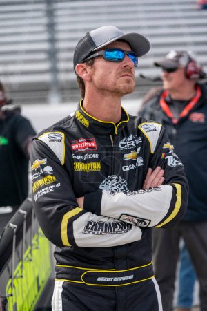 Photo for Grant Enfinger takes to the track to practice for the Long John Silver's 200 in Martinsville, VA, USA - Royalty Free Image