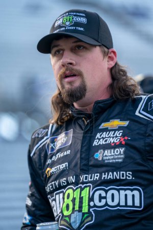Photo for Josh Williams takes to the track to practice for the DUDE Wipes 250 in Martinsville, VA, USA - Royalty Free Image