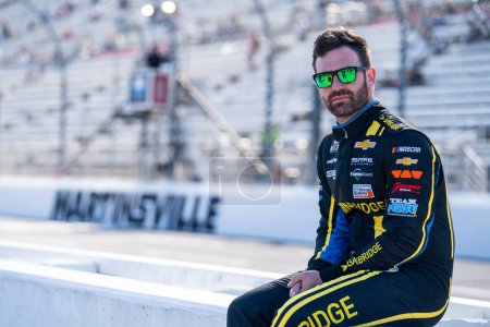 Photo for Corey LaJoie takes to the track to practice for the Cook Out 400 in Martinsville, VA, USA - Royalty Free Image