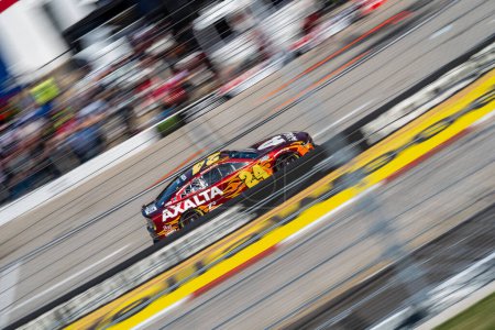 Photo for William Byron races for position for the Cook Out 400 in Martinsville, VA, USA - Royalty Free Image