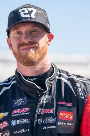 Photo for Jeb Burton takes to the track to practice for the BetRivers 200 in Dover, DE, USA - Royalty Free Image