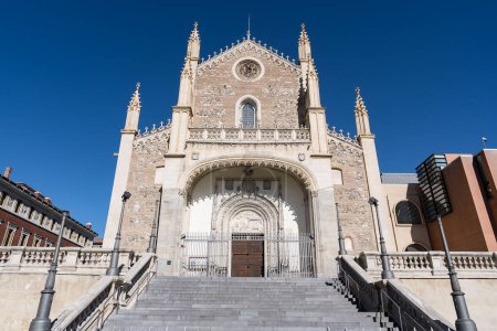 Photo for The church of San Jernimo el Real in Madrid is a historical link to royalty, used for royal investitures since the 16th century,. - Royalty Free Image