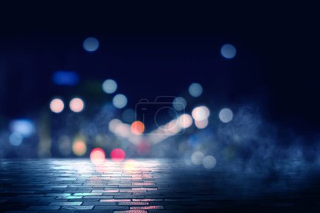 Photo for Night blurred of the city at the evening - Royalty Free Image