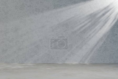Photo for Empty concrete wall and floor with spotlight background. - Royalty Free Image