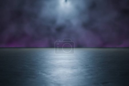 Photo for Empty dark room with dark background. - Royalty Free Image