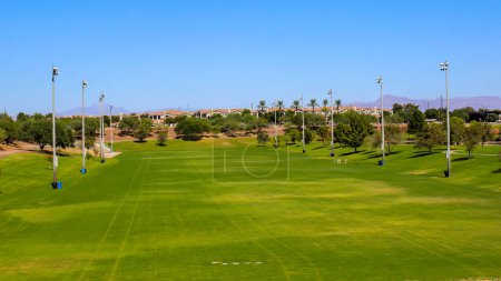 Photo for Large "Bowl" Field As Part Of City Park - Royalty Free Image