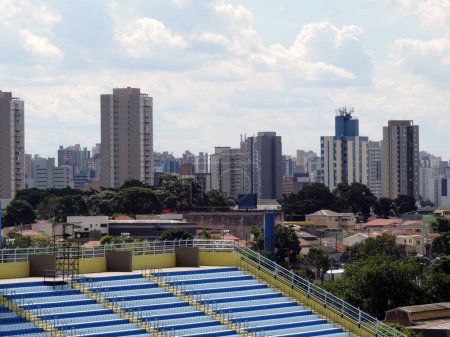 Le paysage urbain de Santo Andre au Brésil