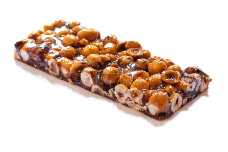 Téléchargez les photos : Barre de chocolat aux noix et caramel - en image libre de droit