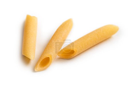 Photo for Studio shot of dry raw Pasta tubes, Penne - Royalty Free Image