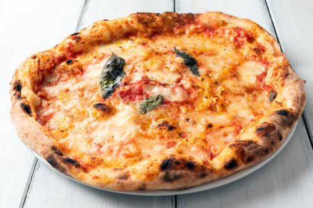 Foto de Deliciosa pizza italiana de cerca - Imagen libre de derechos