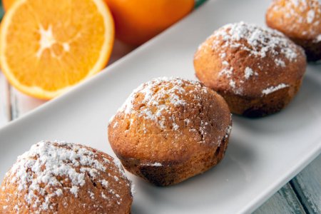 Photo for Muffins with carrot and orange - Royalty Free Image