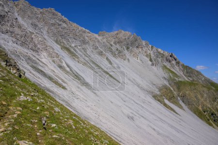 The Ortler Alps near Sulden (South Tyrol, Italy) on a sunny day in summer