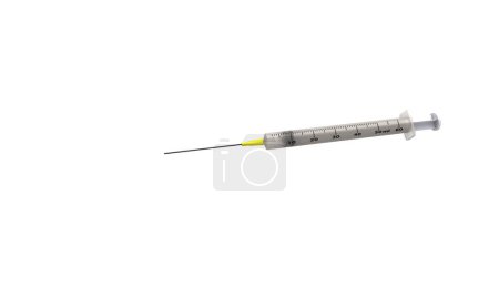 Photo for Syringe on white background - Royalty Free Image