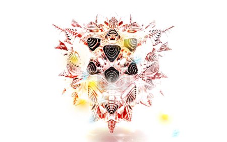 Foto de 3 d representación de un fondo fractal abstracto - Imagen libre de derechos