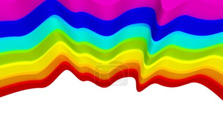 Foto de Fondo abstracto arco iris con rayas. - Imagen libre de derechos