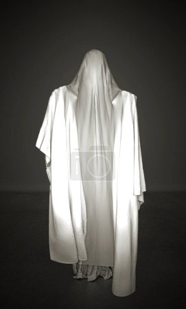 Photo for Ghost in a white dress - Royalty Free Image