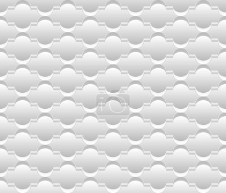 Foto de Fondo geométrico blanco, patrón sin costuras 3D - Imagen libre de derechos