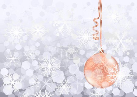 Téléchargez les photos : Fond de Noël avec boule - en image libre de droit