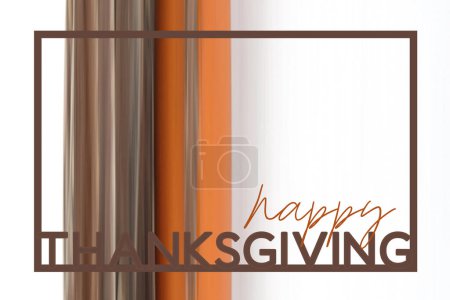 Téléchargez les photos : Joyeux Thanksgiving jour carte de voeux. - en image libre de droit