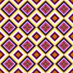 Ethnic geometric pattern design for background or wallpaper. 