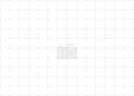 Abstract grid background with lines and dots. Black grid for motion graphic, VFX tracking markers and video effects. Vector