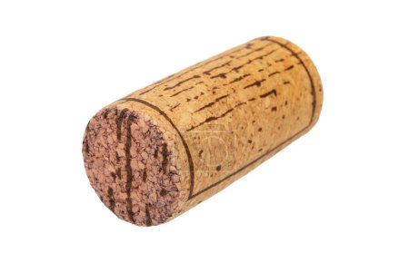 Photo for Wine cork isolated on white background - Royalty Free Image