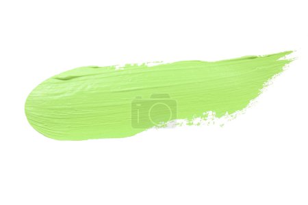 Photo for Paint brush stroke texture watercolor isolated on a white background - Royalty Free Image