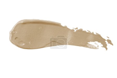 Photo for Smear of lip gloss or cosmetic products crushed on a white background. Texture of lipstick isolated on white background. Smear of lip gloss on a white backgroun - Royalty Free Image