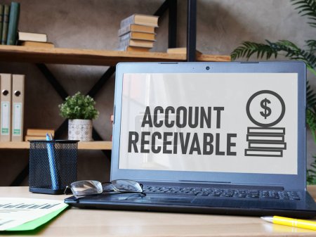 Account Receivable is shown using a text