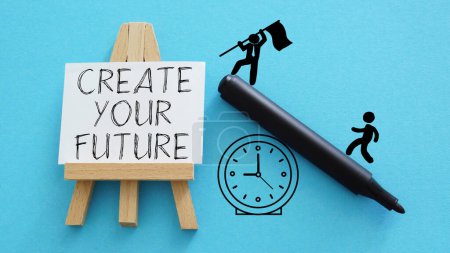 Photo for Create your future is shown using a text - Royalty Free Image