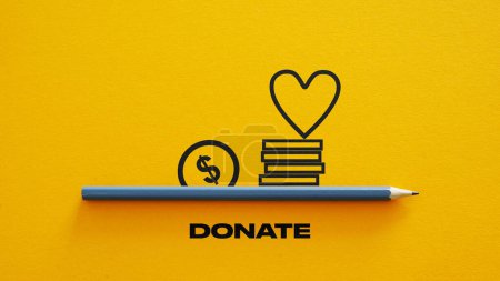 Donate Banner is shown using a text