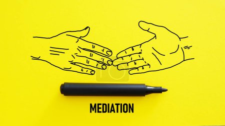 Photo for The mediation, the role of the mediator and agreement. - Royalty Free Image