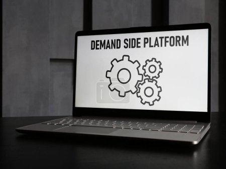 Photo for Demand Side Platform DSP is shown using a text - Royalty Free Image