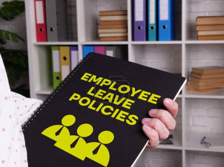 Photo for Employee Leave Policies are shown using a text - Royalty Free Image