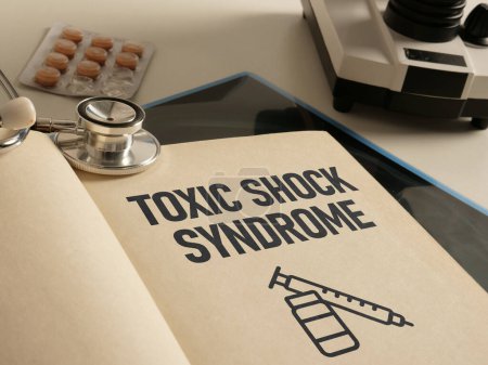 Toxic Shock Syndrome TSS diagnosis is shown using a text
