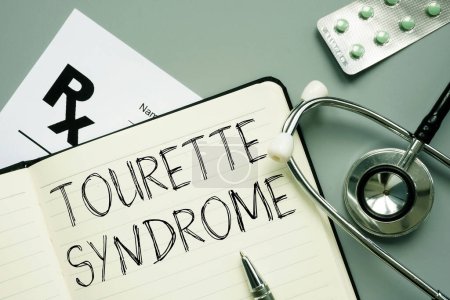 Syndrome de Tourette est montré à l'aide d'un texte