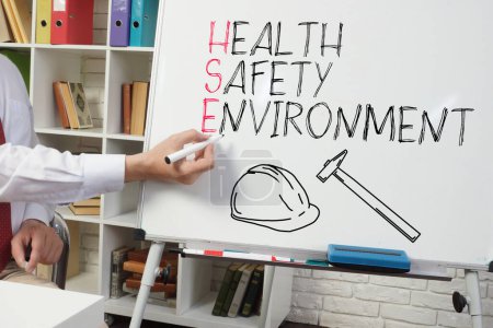 HSE Health Safety Environment is shown using a text