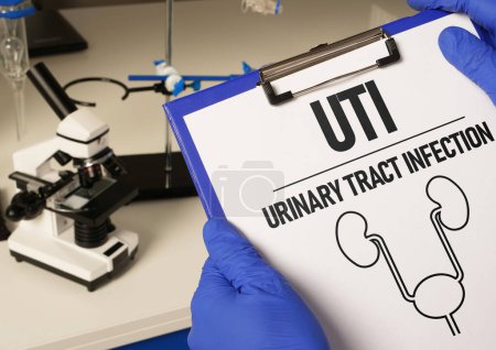 Infección del tracto urinario ITU como diagnóstico médico