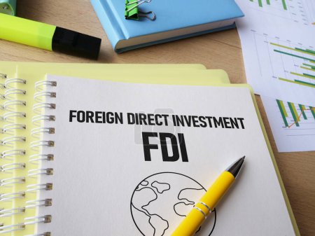 Foreign Direct Investment FDI as Business and financial concept