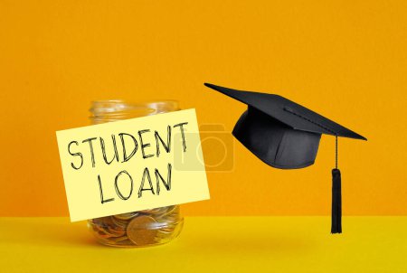 Student loan relief is shown using the text. Student Loan Repayment Options