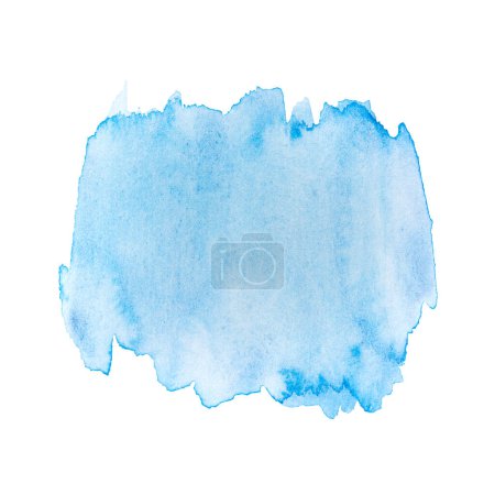 Close-up of blue abstract watercolor trendy art for design project as background for invitation or greeting cards, flyer, poster, presentation Poster 623053786
