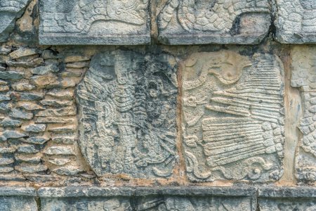 Chichen Itza. État du Yucatan, Mexique. Les ruines de l'une des plus grandes anciennes villes maya.