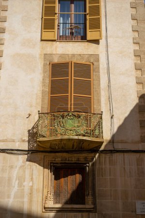 Photo for Every cobblestone and facade in Mallorca's streets echoes tales of Spanish grandeur, Balearic history, and Mediterranean charm. - Royalty Free Image