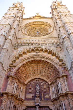 Photo for Majestic Mallorca: Cathedral's Gothic Splendor - Royalty Free Image
