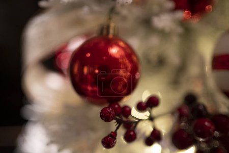 Photo for Traditional Christmas ornaments adding a festive and joyful touch to the holiday decor. - Royalty Free Image